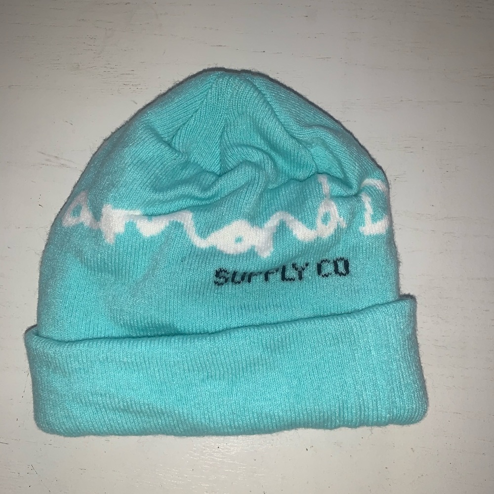 Diamond supply co. light blue beanie